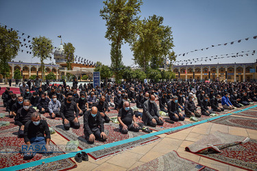 عزاداری تاسوعای حسینی در حرم احمدبن موسی الکاظم (ع)