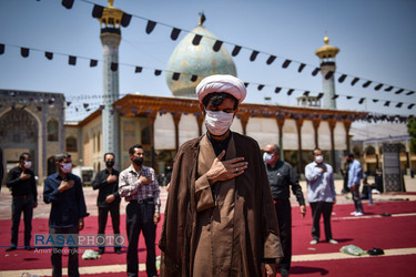 عزاداری تاسوعای حسینی در حرم احمدبن موسی الکاظم (ع)