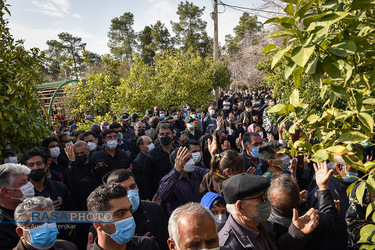 تشییع پیکر شهید علی‌اکبر رنجبر در شیراز‎‎