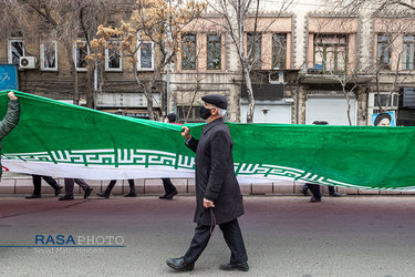 راهپیمایی خودرویی ۲۲ بهمن مردم تبریز