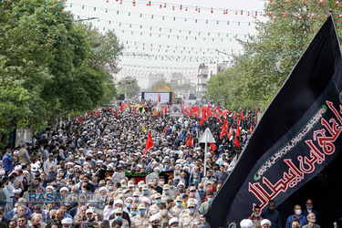 تشییع طلاب شهید حرم مطهر رضوی در مشهد