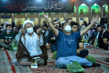 احیای شب نوزدهم ماه مبارک رمضان در حرم مطهر شاهچراغ (ع) شیراز‎‎