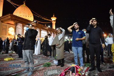 احیای شب نوزدهم ماه مبارک رمضان در حرم مطهر شاهچراغ (ع) شیراز‎‎