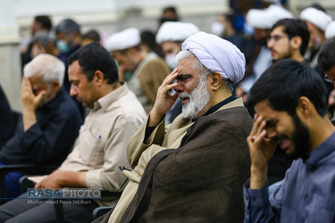 قم | عزاداری روز شهادت حضرت امام جعفر صادق (ع) در دفتر رهبر انقلاب