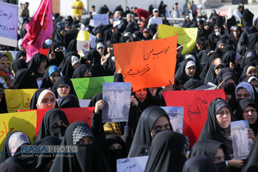 راهپیمایی عفاف و حجاب در مشهد