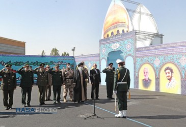 حضور فرمانده کل قوا در مراسم مشترک دانش‌آموختگی دانشگاه‌های افسری نیروهای مسلح