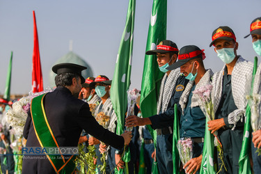 «عهد سربازی» نیرو‌های مسلح با امام زمان (عج) در جمکران‎‎