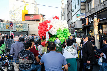 جشن بزرگ میلاد حضرات پیامبراعظم و امام جعفر صادق (صلوات الله علیهم) در میدان، ولی عصر تهران