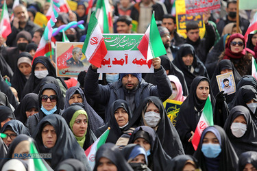 راهپیمایی ۲۲ بهمن در بجنورد