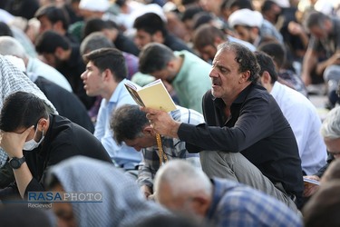 مراسم پر فیض دعای عرفه در مسجد مقدس جمکران