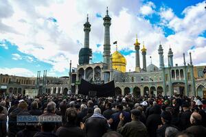 عزاداری روز شهادت حضرت امام موسی کاظم (علیه‌السلام) در حرم بانوی کرامت