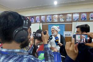 مشارکت حجت الاسلام والمسلمین جمشیدی از  اعضای جامعه مدرسین در چهاردهمین انتخابات ریاست جمهوری