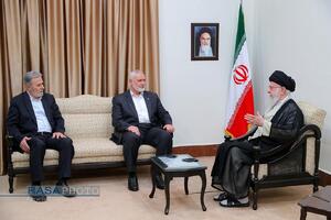 دیدار آقایان اسماعیل هنیه رئیس دفتر سیاسی حماس و زیاد النخالة دبیرکل جنبش جهاد اسلامی فلسطین