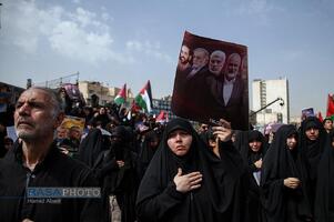 تشییع مجاهد مقاوم شهید اسماعیل هنیه در تهران