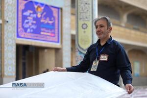 سفره افطاری حرم حضرت فاطمه معصومه (سلام‌الله‌علیها) در ماه مبارک رمضان