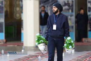 سفره افطاری حرم حضرت فاطمه معصومه (سلام‌الله‌علیها) در ماه مبارک رمضان