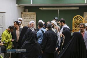 نشست خبری آیت الله اعرافی مدیر حوزه علمیه
