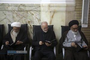 مراسم یادبود جان‌باختگان حادثه بندر شهید رجایی