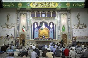 مراسم یادبود جان‌باختگان حادثه بندر شهید رجایی