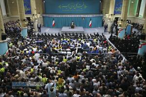 دیدار کارگران با رهبر معظم انقلاب