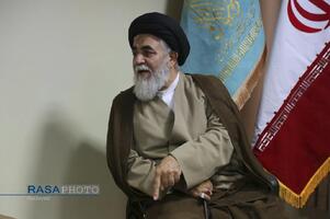حضور حضرت آیت الله مکارم شیرازی در مسجد مقدس جمکران