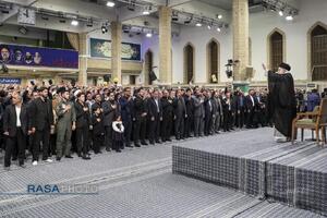 مراسم بزرگداشت شهید رئیسی و شهدای خدمت با حضور رهبر انقلاب
