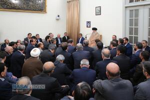 دیدار وزیر کشور و استانداران با رهبر معظم انقلاب