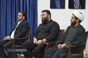 دیدار مدیرعامل  و دبیران خبرگزاری رسا با حجت‌الاسلام والمسلمین سیدهاشم الحیدری از فرماندهان جبهه مقاومت