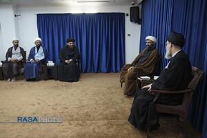 دیدار مدیرعامل  و دبیران خبرگزاری رسا با حجت‌الاسلام والمسلمین سیدهاشم الحیدری از فرماندهان جبهه مقاومت