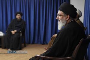 دیدار مدیرعامل  و دبیران خبرگزاری رسا با حجت‌الاسلام والمسلمین سیدهاشم الحیدری از فرماندهان جبهه مقاومت