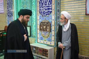دیدار مدیرعامل خبرگزاری رسا با آیت‌الله جواد باقری بنابی