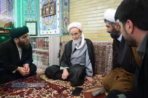 دیدار مدیرعامل خبرگزاری رسا با آیت‌الله جواد باقری بنابی