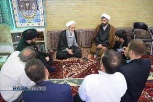 دیدار مدیرعامل خبرگزاری رسا با آیت‌الله جواد باقری بنابی
