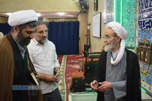 دیدار مدیرعامل خبرگزاری رسا با آیت‌الله جواد باقری بنابی