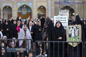 فریاد انتقام خواهی مردم قم در پی شهادت سرداران بزرگ ایران