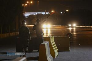 ایست بازرسی شبانه بسیج در قم