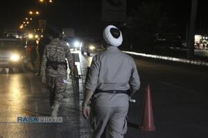 ایست بازرسی طلاب بسیجی در شیراز