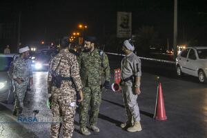 ایست بازرسی طلاب بسیجی در شیراز