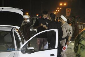 ایست بازرسی طلاب بسیجی در شیراز