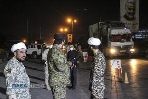 ایست بازرسی طلاب بسیجی در شیراز