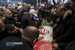 تشییع پیکر پاک سرلشکر شهید حاج محمدحسن محققی در تهران