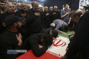 تشییع پیکر پاک سرلشکر شهید حاج محمدحسن محققی در تهران