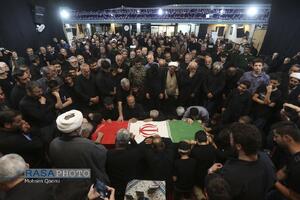تشییع پیکر پاک سرلشکر شهید حاج محمدحسن محققی در تهران