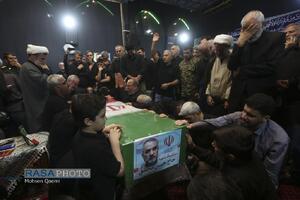 تشییع پیکر پاک سرلشکر شهید حاج محمدحسن محققی در تهران