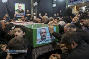 تشییع پیکر پاک سرلشکر شهید حاج محمدحسن محققی در تهران