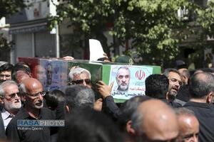 تشییع پیکر پاک سرلشکر شهید حاج محمدحسن محققی در تهران