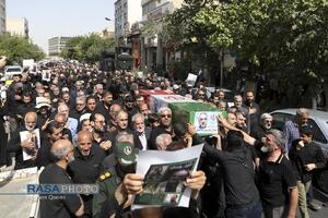 تشییع پیکر پاک سرلشکر شهید حاج محمدحسن محققی در تهران