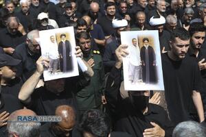 تشییع پیکر پاک سرلشکر شهید حاج محمدحسن محققی در تهران