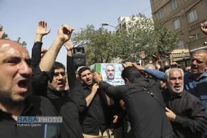 تشییع پیکر پاک سرلشکر شهید حاج محمدحسن محققی در تهران