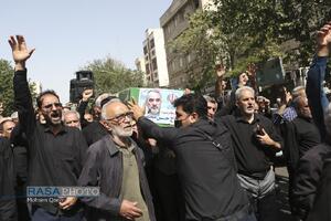 تشییع پیکر پاک سرلشکر شهید حاج محمدحسن محققی در تهران